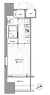スペーシア梅屋敷【2階】の間取り
