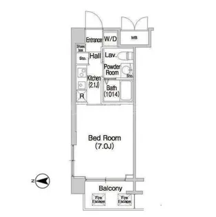 コンフォリア大森トロワ【3階】の間取り