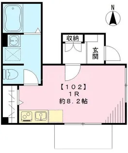 ハイムシャロン南雪谷【1階】の間取り