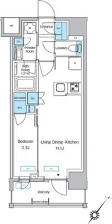 プレディアコート大森山王【3階】の間取り