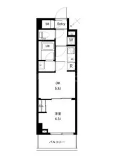 アーバンパーク東六郷Ⅱ【4階】の間取り