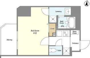 LaDouceur大森山王【4階】の間取り