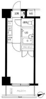 メインステージ平和島【11階】の間取り