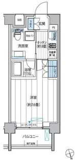 プラネソシエ大森山王【2階】の間取り