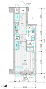メインステージ蒲田Ⅶアイディアル【1階】の間取り