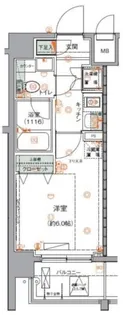 ハーモニーレジデンス羽田WEST【7階】の間取り