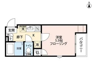 グランクオール京急蒲田【1階】の間取り