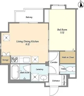 CHARMANTGRANDIR【3階】の間取り