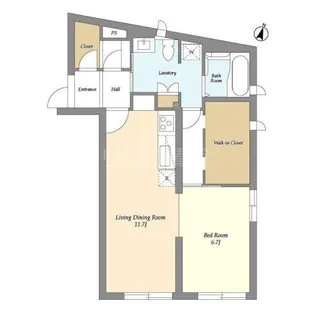 スプリングヒルズ【1階】の間取り