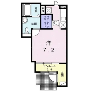 Laguna 仲六郷【1階】の間取り