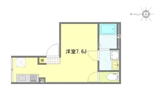 アピチェ大森【3階】の間取り