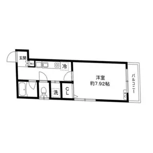 FOREST NISHIKAMATA【3階】の間取り