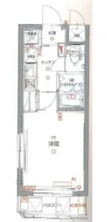 GENOVIA仲池上green wall【5階】の間取り