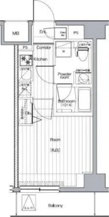 プレミアムキューブG西大井【7階】の間取り