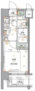 ハーモニーレジデンス羽田WEST【4階】の間取り