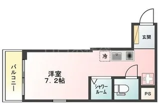 Glansky羽田【1階】の間取り