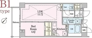 MAISON SENZOKUIKE【1階】の間取り