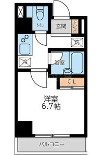 コンフォートタイム大森【2階】の間取り