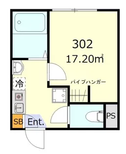 ブルーシエル羽田【3階】の間取り