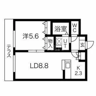 PISO ARCE Shinagawa【3階】の間取り