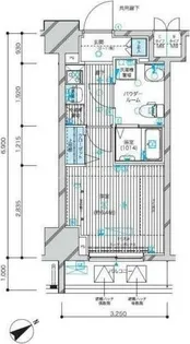メインステージ蒲田Ⅵエグザ【8階】の間取り