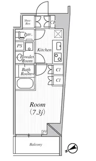 BlancCiel東蒲田【6階】の間取り