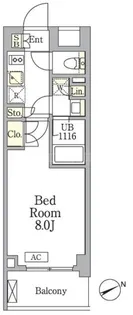 1Kの間取り画像