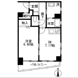 グランドマークコート【2階】の間取り