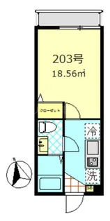 1Kの間取り画像