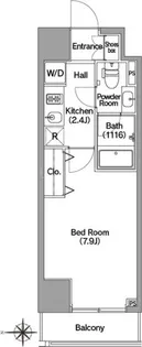 コンフォリア馬込【1階】の間取り
