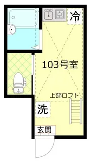 インベスト大森北【1階】の間取り
