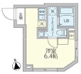レジデンス平和島【4階】の間取り