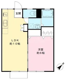 和光ハイツ【1階】の間取り