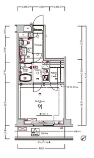 XEBEC京急蒲田【3階】の間取り