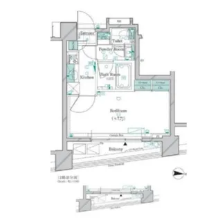 ガリシア大森East【4階】の間取り