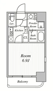 グランヴェルジュ大鳥居【8階】の間取り