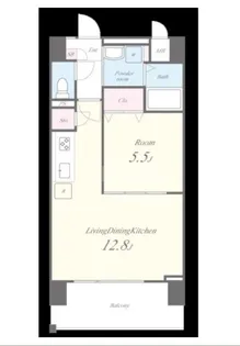 エリヴィエール【6階】の間取り