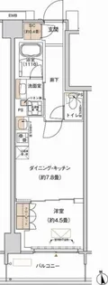プライムネクサス大森北【2階】の間取り