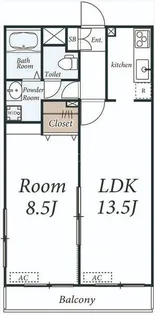 リブリ・ソナーレ【1階】の間取り