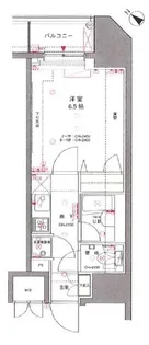 東京 蒲田 Square Tower 【16階】の間取り