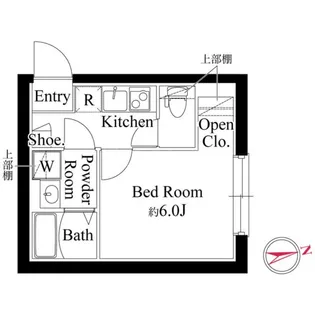 ルーム馬込【2階】の間取り