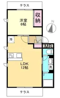 クレール大森東【3階】の間取り