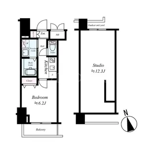 ラ・シード馬込レフィナード【4階】の間取り