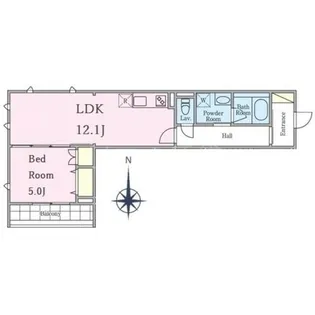 Blume大森【1階】の間取り