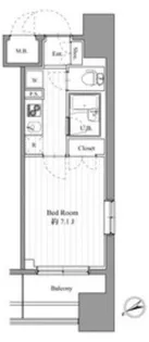 スペーシア梅屋敷【2階】の間取り