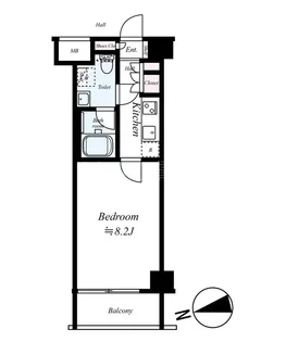 クレヴィスタ大森西【1階】の間取り