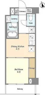 ARKMARK馬込【4階】の間取り