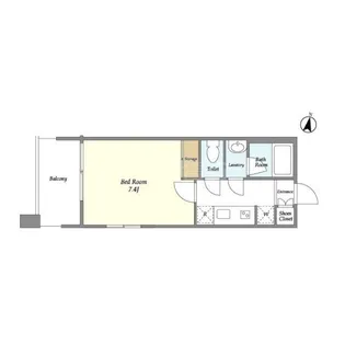 コスモリード羽田【6階】の間取り