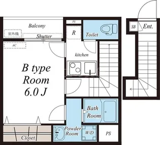 リブリ・インフロント【2階】の間取り
