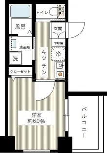ルクシェール武蔵新田【2階】の間取り